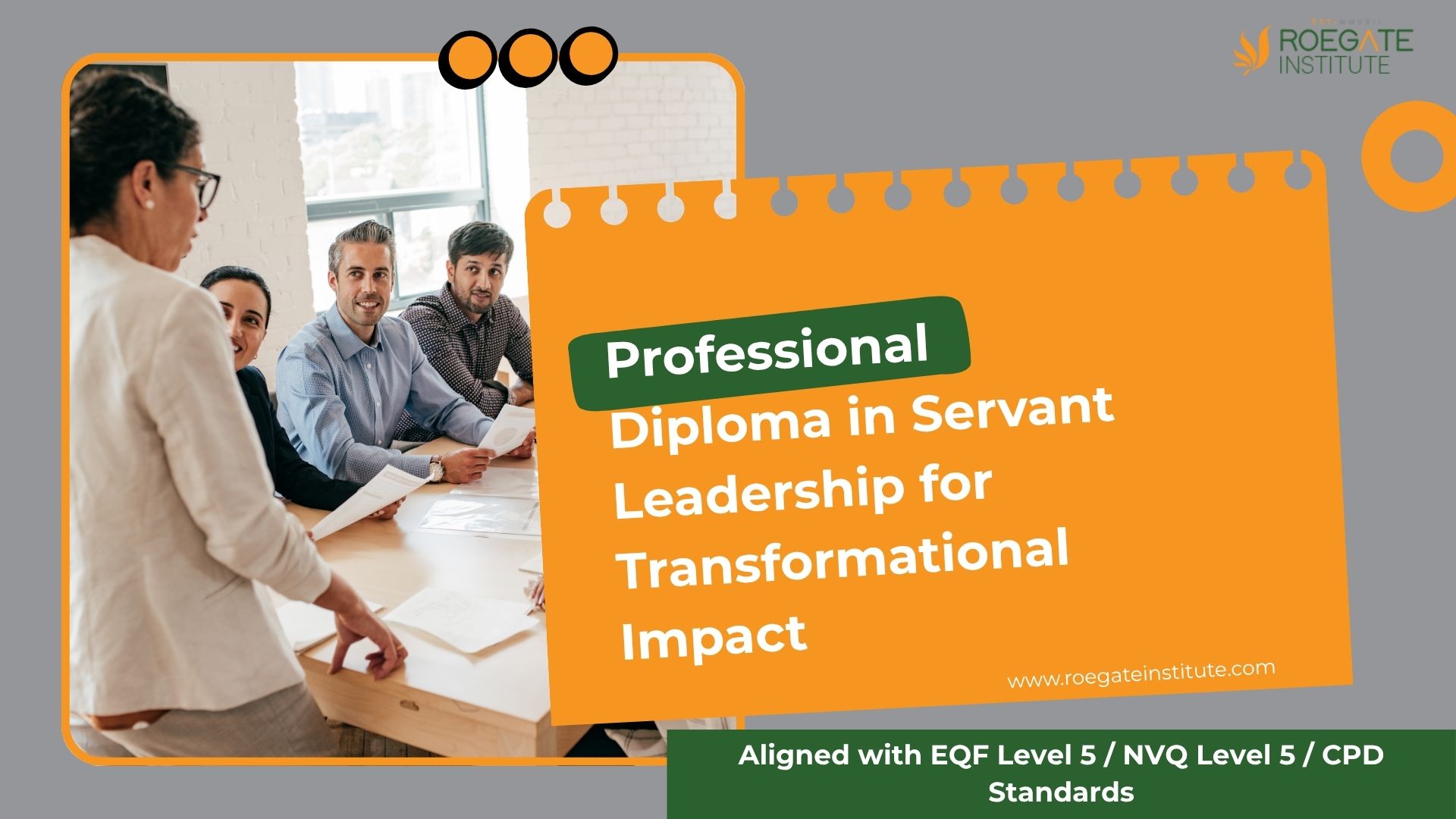 Professional Diploma in Servant Leadership for Transformational Impact